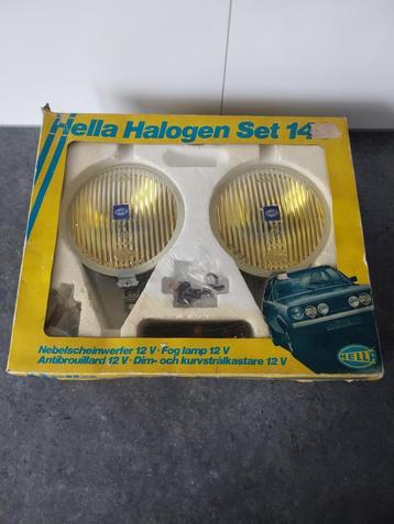 NOS Hella Hallogen Set 140 Mistlampen Oldtimer Opel BMW VW