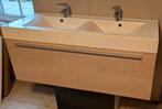 Badkamer lavabo (dubbel), Huis en Inrichting, Ophalen, 100 tot 150 cm, Zo goed als nieuw, Minder dan 100 cm