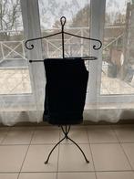 Elegante Zwarte Metalen Valet Stand/Kapstok, Huis en Inrichting, Ophalen, Zo goed als nieuw, Metaal, Staande kapstok
