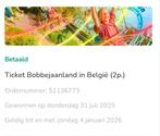 1 voucher over bobbejaanland, Tickets en Kaartjes, Recreatie | Pretparken en Attractieparken