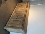 Eiken eetplaats en tv kast, Huis en Inrichting, Complete eetkamers, Ophalen, Zo goed als nieuw, Landelijke, 4 tot 6 stoelen