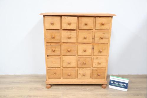 Vintage Houten Apothekerskastje met 25-Lades, Antiek en Kunst, Antiek | Meubels | Kasten