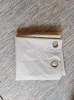 Un rideau blanc cassé à oeillets 132x274, 100 tot 150 cm, Crème, Zo goed als nieuw, 200 cm of meer