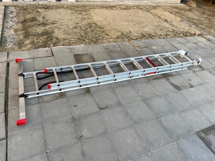 Altrex ladder 2x 10, Doe-het-zelf en Bouw, Ladders en Trappen, Zo goed als nieuw, Ladder, 4 meter of meer, Opvouwbaar of Inschuifbaar