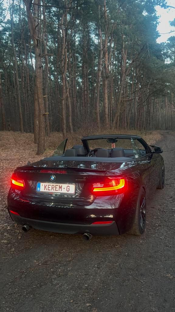 BMW 220i Cabrio Stage 2+ | Automaat | Eibach | Extra velgen, Auto's, BMW, Particulier, 2 Reeks, Apple Carplay, Benzine, Euro 6