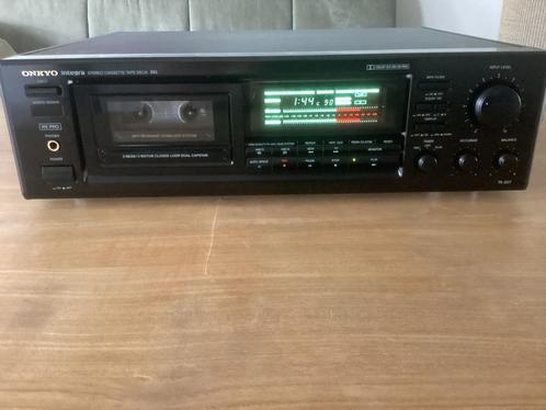 Onkyo Integra TA 207 3 head 3 motor Dolby B + C (Nakamichi)., Audio, Tv en Foto, Cassettedecks, Enkel, Overige merken, Tiptoetsen