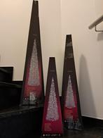 Acryl kerstverlichting pyramiden met led, Ophalen, Zo goed als nieuw