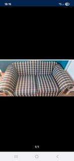 GRATIS 2 zit met losse kussens, Huis en Inrichting, Ophalen, Gebruikt, Tweepersoons, Hout