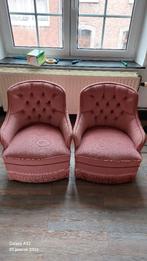 Fauteuil crapaud, Huis en Inrichting, Ophalen, Gebruikt, Stof