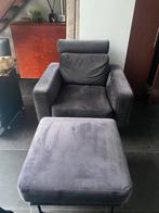 Fauteuil avec repose-pieds, Enlèvement, Utilisé