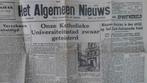 oude krant Het Algemene Nieuws 17 mei 1944 blz 1 en 2, 1940 à 1960, Enlèvement ou Envoi, Journal