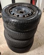 4 pneus neige montés sur jante en tôle - Polo, 15 pouces, Pneus hiver, Véhicule de tourisme, 185 mm