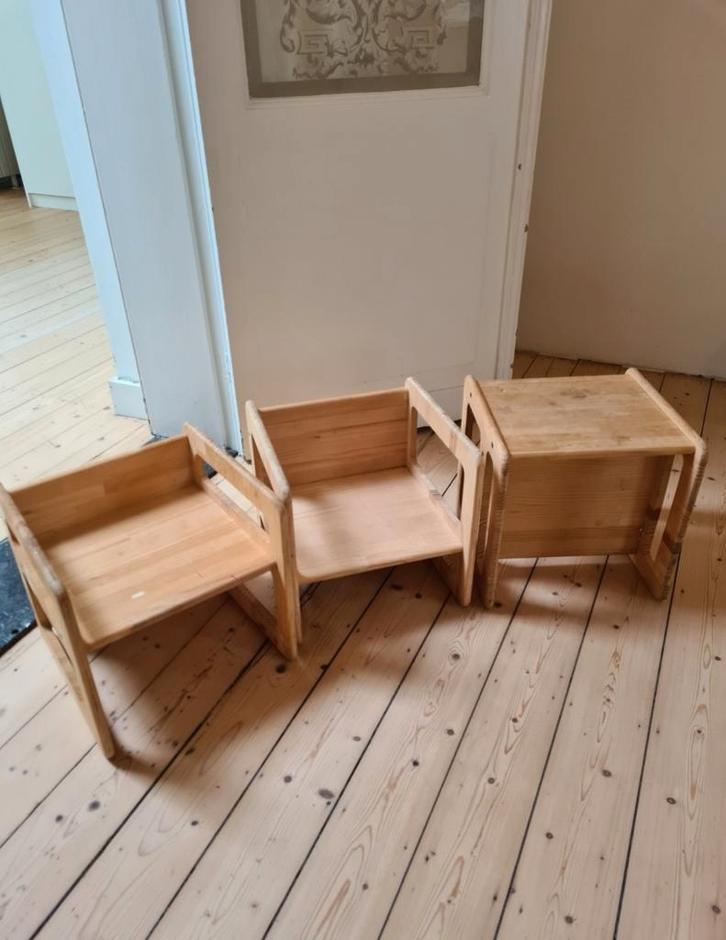 Chaises en bois naduvi montessori, Enfants & Bébés, Chambre d'enfant | Tables & Chaises, Chaise(s), Enlèvement ou Envoi