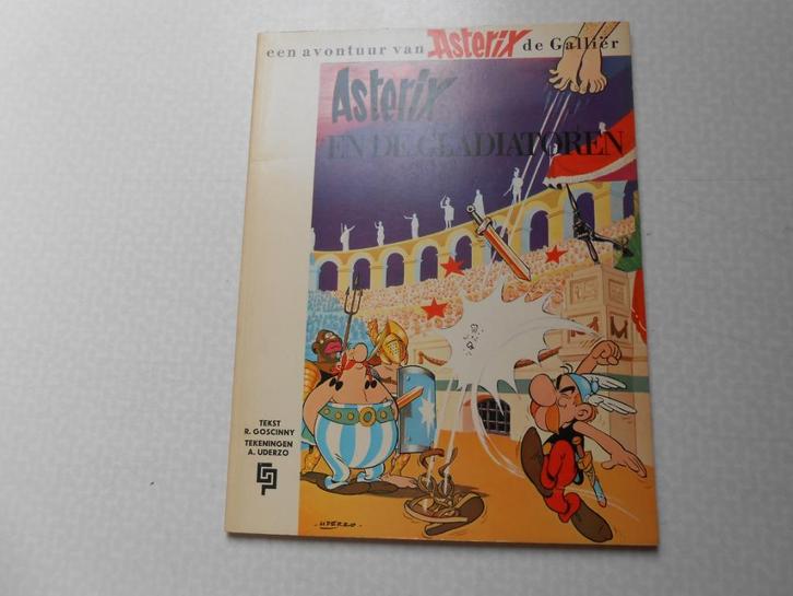 asterix en obelix 5 asterix en de gladiatoren 1968 1ste dr., Livres, BD, Comme neuf, Une BD, Enlèvement ou Envoi