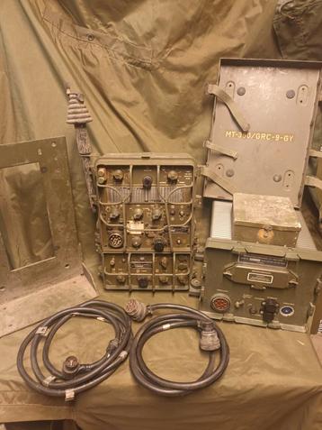 AN-GRC9 + alimentation + support Jeep + câbles, Enlèvement, Armée de terre, Autres types