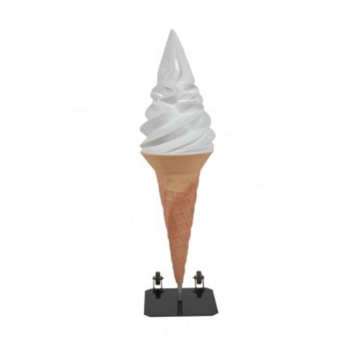 Soft ice cream 180 cm - glace soft vanille sur roulettes, Collections, Marques & Objets publicitaires, Neuf, Enlèvement ou Envoi