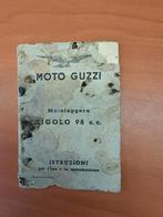 Moto Guzzi Zigolo 98cc Manuel istruzioni, Motos, Pièces | Oldtimers & Ancêtres