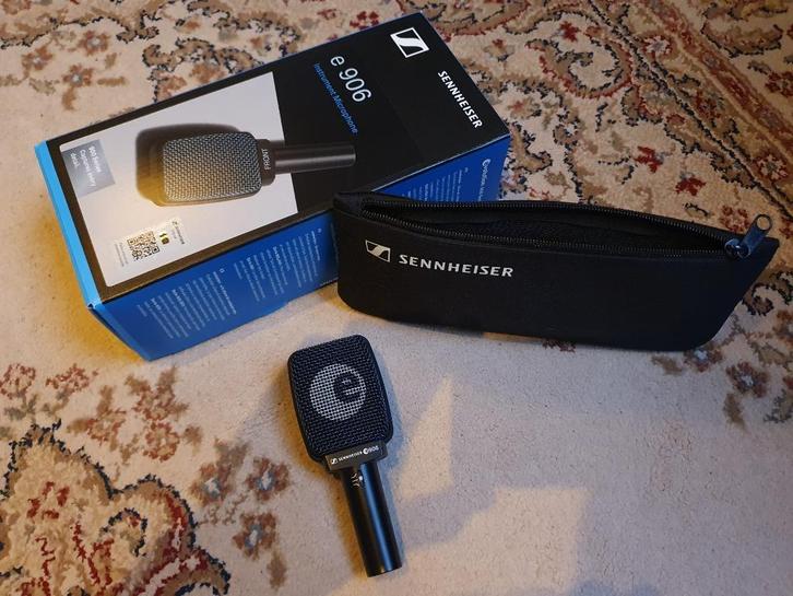 Sennheiser e906 dynamische instrument microfoon, Muziek en Instrumenten, Microfoons, Zo goed als nieuw, Instrumentmicrofoon, Ophalen of Verzenden