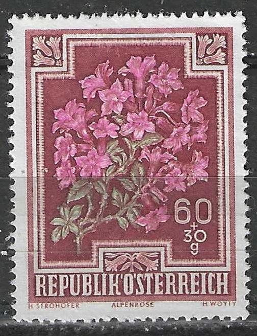 Oostenrijk 1948 - Yvert 727 - Rhododendron (ZG), Postzegels en Munten, Postzegels | Europa | Oostenrijk, Verzenden