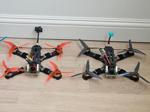 2x Fpv freestyle racedrones analoog en Digitaal Dji HD, Audio, Tv en Foto, Drones, Zo goed als nieuw, Ophalen