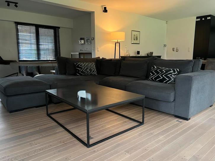 Hoeksalon in zeer goede staat, Huis en Inrichting, Zetels | Complete zithoeken, Gebruikt, Stof, Ophalen