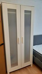 Garde robe blanche en bois, Maison & Meubles, Armoires | Penderies & Garde-robes, 25 à 50 cm, Comme neuf, Autres essences de bois