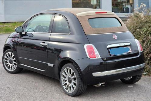 Fiat 500 cabrio 12ess an2014 cuir rouge 170mkm 4900€, Auto's, Fiat, Particulier, 500C, Benzine, Euro 5, Cabriolet, 3 deurs, Handgeschakeld