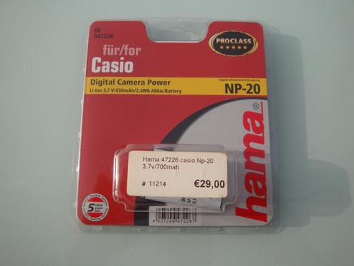 Nieuwe casio NP-20 batterij of accu voor camera of foto, Audio, Tv en Foto, Fotografie | Accu's en Batterijen, Nieuw, Ophalen of Verzenden