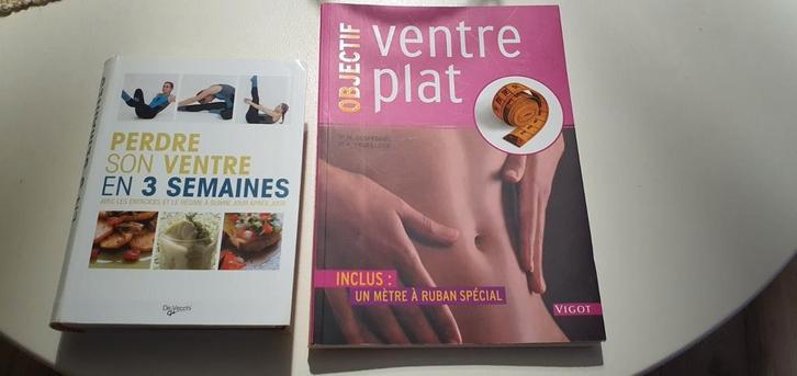 2 livres objectif ventre plat, Boeken, Gezondheid, Dieet en Voeding, Zo goed als nieuw, Ophalen of Verzenden