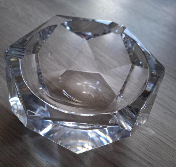 Kristallen asbak Val Saint Lambert, Antiek en Kunst, Antiek | Glaswerk en Kristal, Ophalen of Verzenden