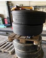 4 pneux camion continental avec jantes 315 70 r 22.5, Auto-onderdelen, Banden en Velgen, Ophalen of Verzenden, Vrachtwagen, Velg(en)