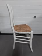 stoel in eik met rieten zitting,vintage, Enlèvement