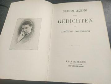 boek: bloemlezing uit de gedichten van Albrecht Rodenbach