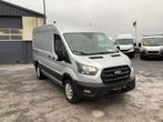 ford transit l2h2 130pk automaat 2023 10km full/option, Auto's, Bestelwagens en Lichte vracht, Stof, 4 cilinders, Bedrijf, Diesel