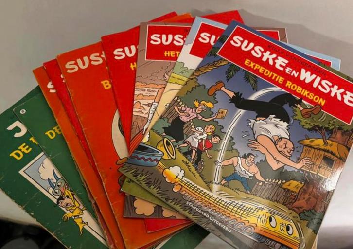 Suske en Wiske collectie nr. 67 t.e.m. 291 + extra’s, Livres, BD, Utilisé, Série complète ou Série, Enlèvement