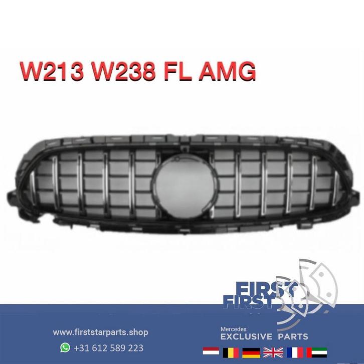 W213 W238 E KLASSE FACELIFT AMG GT LINE GRIL 2019-2022, Auto-onderdelen, Overige Auto-onderdelen, Mercedes-Benz, Gebruikt, Ophalen of Verzenden