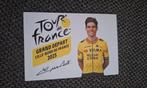 Foto Wout van Aert met handtekening (print) #2 Tour France, Sport en Fitness, Verzenden, Nieuw, Overige typen