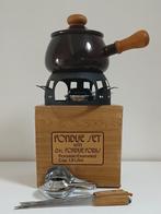 Vintage Fondue Set – Porselein (nieuw in doos), Ophalen of Verzenden, Zo goed als nieuw