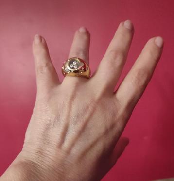 Chopard LUC gouden ring met diamanten ca 0,95 kt  beschikbaar voor biedingen