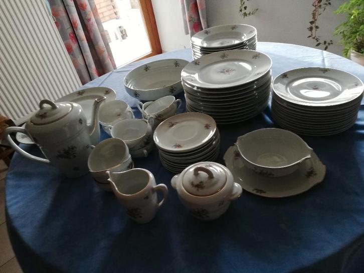 Service de table de Baudour, Antiek en Kunst, Antiek | Servies compleet, Ophalen