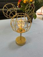 Mickey Mouse lampje - goudkleurig - werkt op batterijen, Enlèvement, Comme neuf