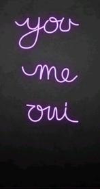 Echte Neon "you me oui", Ophalen, Zo goed als nieuw