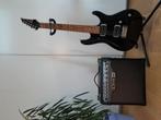 Elektrische gitaar + Versterker, Muziek en Instrumenten, Snaarinstrumenten | Gitaren | Elektrisch, Ophalen of Verzenden, Zo goed als nieuw