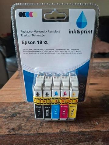Cartouches imprimante Epson 18XL " Ink & Print " beschikbaar voor biedingen