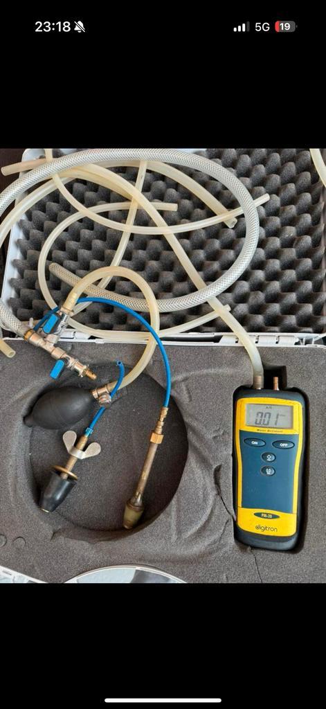 Digitron drukmeter PM20 0-130mbar, Doe-het-zelf en Bouw, Meetapparatuur, Zo goed als nieuw, Druk, Ophalen of Verzenden
