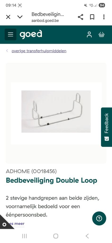 Bedbeugel, Ophalen, Nieuw