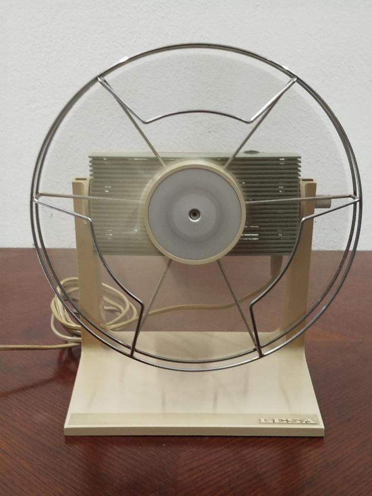 Vintage ventilator Lesa ATP/26-SUN, Elektronische apparatuur, Ventilatoren, Gebruikt, Tafelventilator, Ophalen of Verzenden