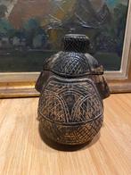 Houten kruitfles Congo, Antiek en Kunst, Ophalen of Verzenden