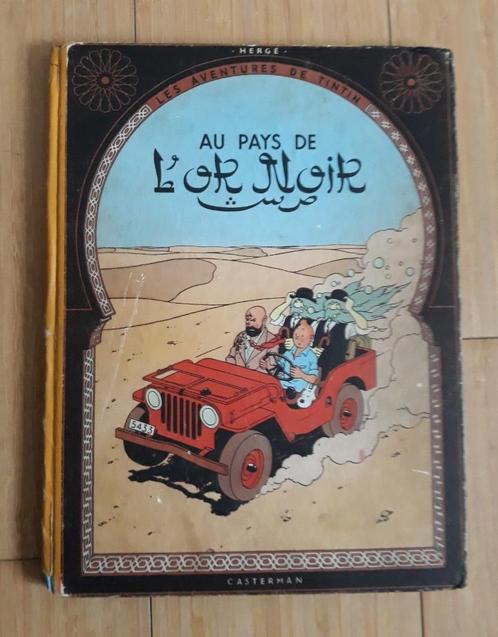 TINTIN – AU PAYS DE L’OR NOIR (1952), Boeken, Stripverhalen, Ophalen of Verzenden