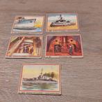 oude prentjes van schepen (chocolade Jacques), Ophalen of Verzenden, Gebruikt, Overige onderwerpen, Prent